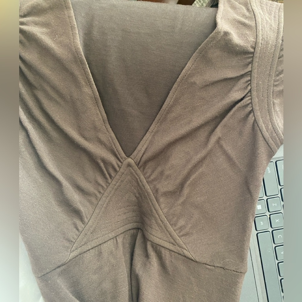 Theory brown jersey dress size medium (fits more like a small) - Picture 7 of 8